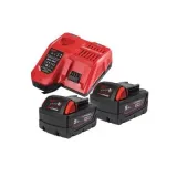 Энергокомплект MILWAUKEE M18 NRGCR-502 (В5 2шт; З/П M12-18FC) (4932479831)