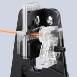 Прецизионный инструмент для удаления изоляции с фасонными ножами Knipex (12 12 02)