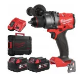 Дрель-шуруповёрт аккумуляторная бесщёточная ударная MILWAUKEE M18 FPD3-502X GEN (4933479860)