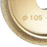 Диск алмазний SHIJING Ø105х10х20 GW-R для заокруглення кромки (11115528010-1)