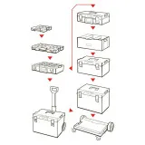 Ящик для инструментов QBRICK SYSTEM ONE 450 BASIC 585x385x420 (SKRQ450BCZAPG002)