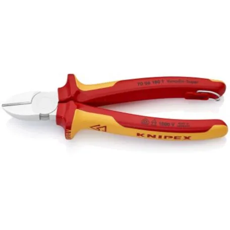 Кусачки боковые Knipex диэлектрические 180 мм особой мощности (70 06 180T)