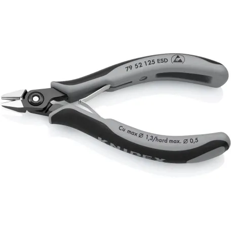 Прецизионные кусачки боковые Knipex ESD для электроники (антистатические), 125 мм (79 52 125 ESD)