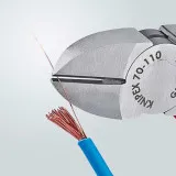 Кусачки боковые Knipex (фосфатированные), 140 мм (70 01 140)