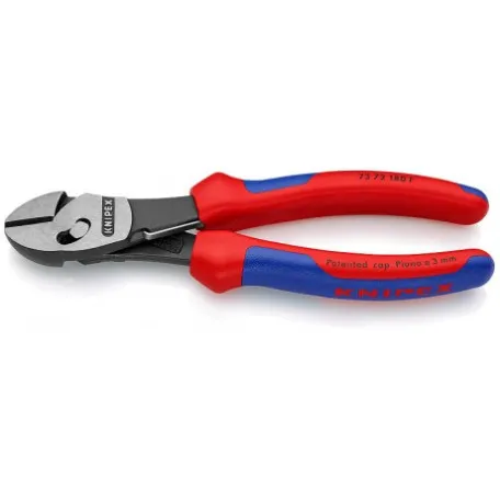 Кусачки боковые Knipex TwinForce® особой мощности, 180 мм (73 72 180 F)