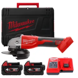 Аккумуляторная угловая шлифмашина Milwaukee M18 BLSAG125X-402X, 125 мм (4933492644)