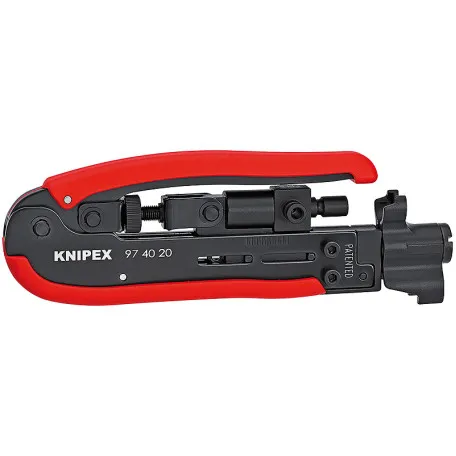 Компрессионный инструмент Knipex для штекера на коаксиальный кабель (97 40 20 SB)