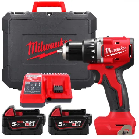 Дрель-шуруповерт аккумуляторный бесщеточный M18 BLDDRC-502С 60.5 Нм MILWAUKEE (4933492835)