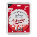 Пильный диск для циркулярной пилы 165X20X40T/40T (2 ШТ.) - MILWAUKEE (4932492433)
