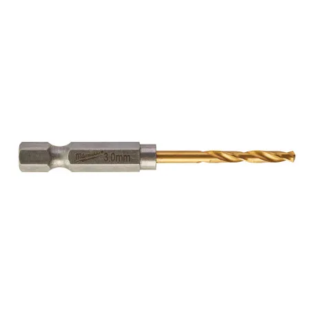 Сверло по металлу MILWAUKEE RedHEX HSS-G TiN 3,0 мм, 10 шт (4932478176)