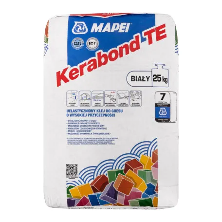 Цементний клей Mapei Kerabond TE, білий, 25 кг (094086425W)