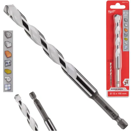 Сверло по мультиматериалам HEX 12x150 (1 шт) MILWAUKEE (4932471110)