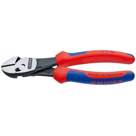 Кусачки боковые Knipex TwinForce® особой мощности, 180 мм (73 72 180)
