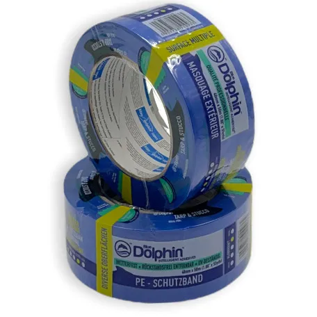 Малярная лента (скотч) BLUE DOLPHIN 48ммх50м (30 дней) (02-3-01) (3828)