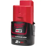 Аккумулятор MILWAUKEE M12 B2 (12В; 2,0 А/ч; Li-ion) (4932430064)