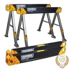 Козли робочі TOUGHBUILT C550, повнорозмірні 1055×675 мм, фіксована висота, до 500/1000 кг, 2 шт (TB-C550-2)