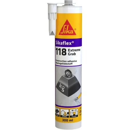 Клей со сверхвысокой начальной хваткой Sika Flex 118 Extreme Grab, 290 мл (562411)