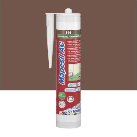 Силиконовый герметик Mapei MAPESIL AC №144, шоколад, 310 мл (4814442IT)