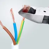 Кусачки боковые Knipex (фосфатированные), 140 мм (70 01 140)