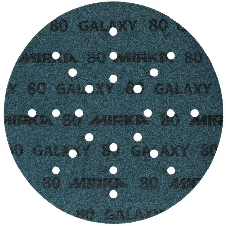 Круг керамический шлифовальный, 24 отверстия, Mirka Galaxy 225 мм. Р80, 1 шт. (FY68002580-1)
