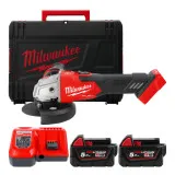 Шлифмашина угловая MILWAUKEE аккумуляторная бесщеточная 125 мм M18 FSAG125XB-502X FUEL (4933478430)