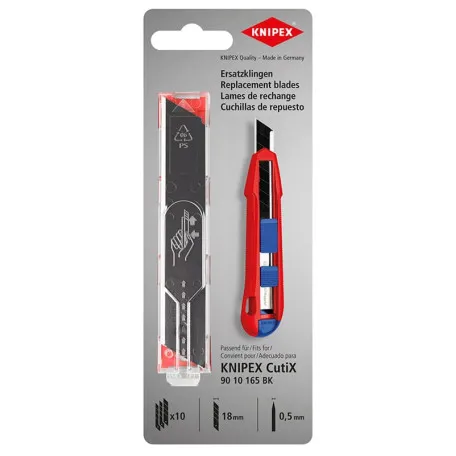 Запасные лезвия для ножа Knipex 90 10 165 BK,10 шт (90 10 165 E02)