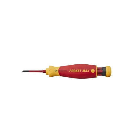 Отвертка магнитная с магазином для бит Wiha PocketMax Electric (W45296)