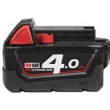 Аккумулятор MILWAUKEE M18 B4 (18В; 4,0 А/ч; Li-ion) (4932430063)