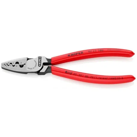 Инструмент для обжима контактных гильз Knipex, 180 мм (97 71 180)