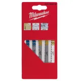 Полотно для лобзика MILWAUKEE T 101 B для чистого реза без сколов, 5 шт (4932254061)
