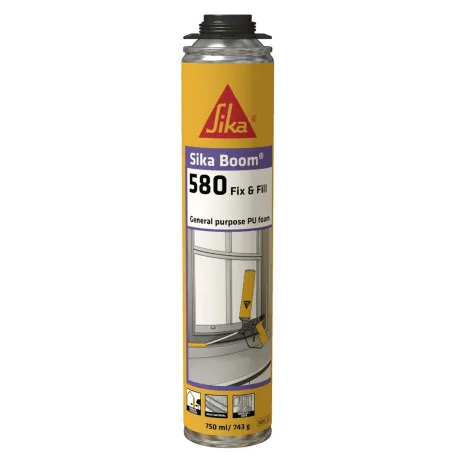 Монтажная пена под пистолет Sika Boom 580 Fix&Fill, 750 мл (714543)