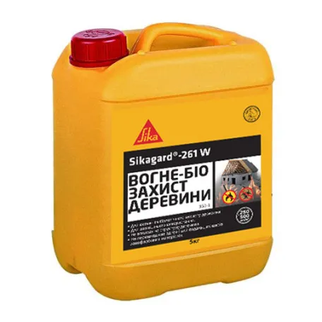 Огневая и биозащита наружная Sika Gard 261 W, 5 л (732584)