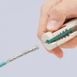 Инструмент для удаления оболочки Knipex для кабелей передачи данных (16 65 125 SB)