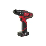 Аккумуляторная дрель-шуруповерт MILWAUKEE M12 BPD-0, крут. мом. 30 Нм (4933441950)