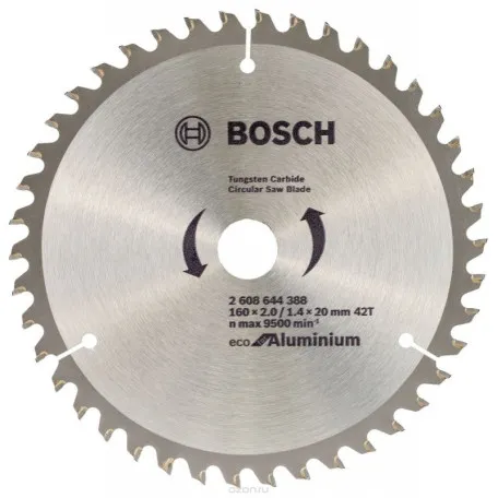 Пиляльний диск Bosch Eco for Aluminium 160x20/16-42T (2608644388)