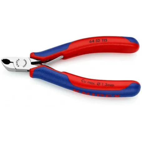 Кусачки торцевые Knipex для электроники, 115 мм (64 52 115)