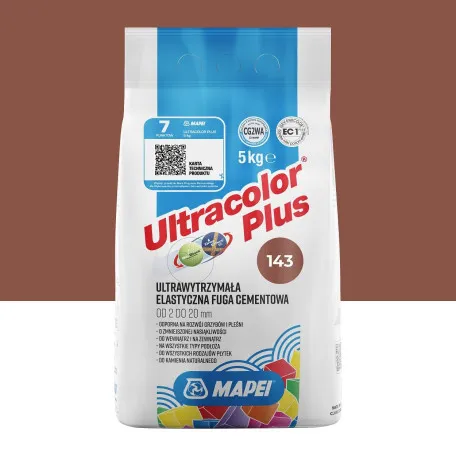 Фуга цементна Mapei Ultracolor Plus №143, терракота, 5 кг (6014305A)