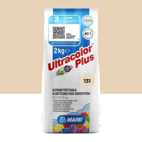 Фуга цементна Mapei Ultracolor Plus №131, ваніль, 2 кг (6013102A)