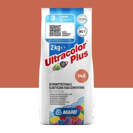 Затирка цементная Mapei Ultracolor Plus №145, кирпичный, 2 кг (6014502A)