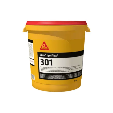 Гидроизоляция битумно-полимерная Sika Igolflex 301 для фундаментов и цоколей, 20 кг (588616)