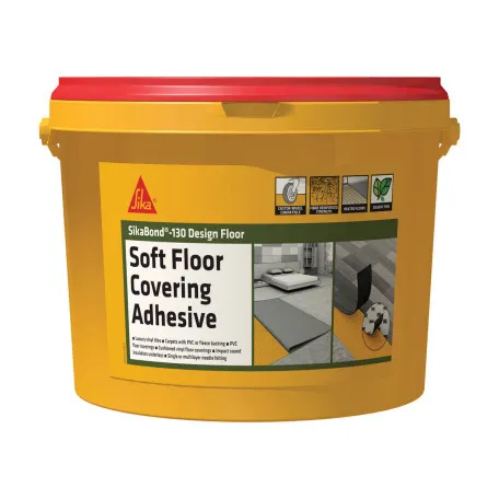 Клей усиленный фиброй для покрытий ПВХ и LVT Sika Bond 130 Design Floor, 7 кг (507376)