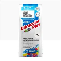 Фуга цементна Mapei Ultracolor Plus №100, білий, 2 кг (6010002A)