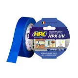 Малярная лента (скотч) HPX UV 19ммx50м УФ-стойкая для наружных работ (MU1950)