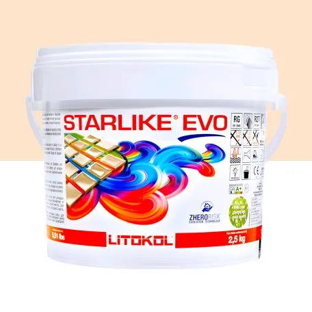 Эпоксидная затирка Litokol Starlike EVO 208 песочная 2,5 кг (STEVOSBB02.5)