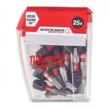 Біти для шуруповерта PZ3 MILWAUKEE SHOCKWAVE 25 мм, 25 шт (4932399591)