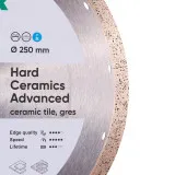 Диск алмазный Distar Hard ceramics Advanced 250 мм для керамогранита/керамики (11120349019)