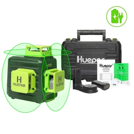 Лазерный уровень Huepar B03CG в кейсе (B03CG)