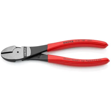 Кусачки боковые Knipex особой мощности, 180 мм (74 01 180)