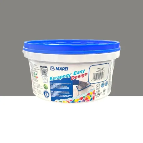 Епоксидний шовний заповнювач Mapei KERAPOXY EASY DESIGN №113, темно-сірий, 1.5 кг (5KB011315)