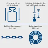 Тельфер электрический Scheppach HRS250, 530,0 Вт (4906904000)